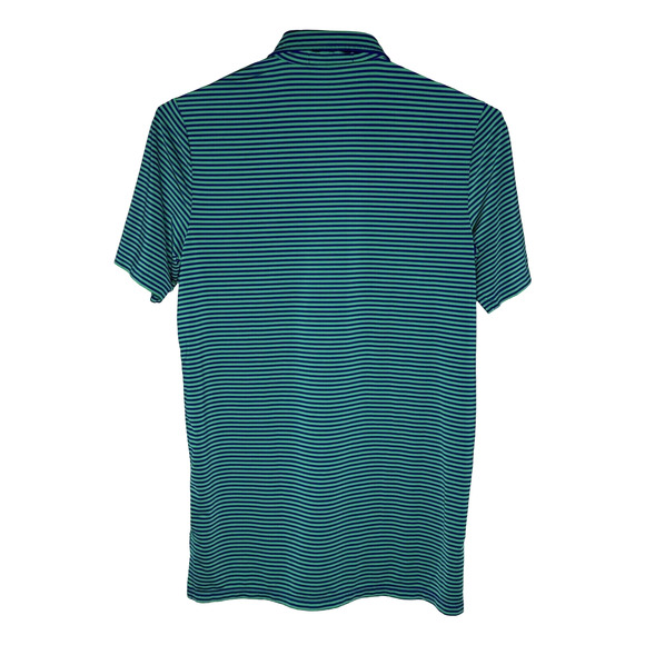 Ralph Lauren RXL Shirt Men Small Green Blue Stripe Golf Polo Preppy‎ Outdoors - Picture 2 of 5